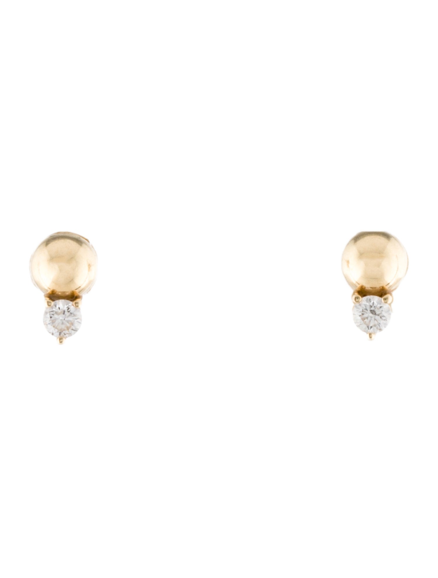 Earrings 14K Diamond Stud Earrings